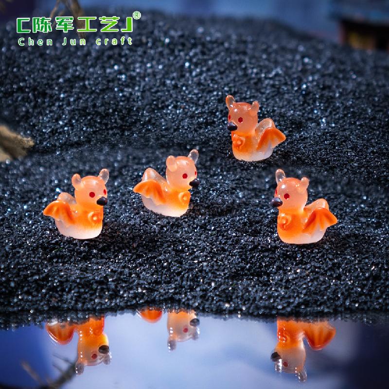 Vịt đầu lâu phát sáng Halloween mini tiểu cảnh (PK-691)