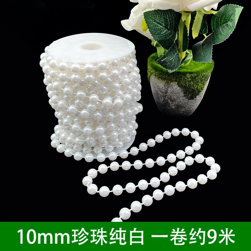 Dây chuỗi ngọc trai giả ABS từ 6-14mm, lý tưởng cho trang trí đám cưới. Đem đến vẻ đẹp sang trọng và tinh tế cho các sự kiện đặc biệt.