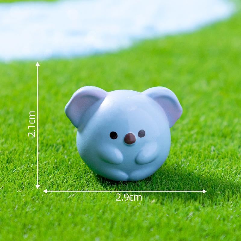 微景观创意可爱圆嘟嘟熊猫小狗小动物 DIY装饰配件迷你桌面小摆件