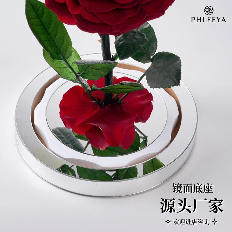 Hộp gương Hoàng tử bé hoa hồng vĩnh cửu quà Valentine (HK-83)