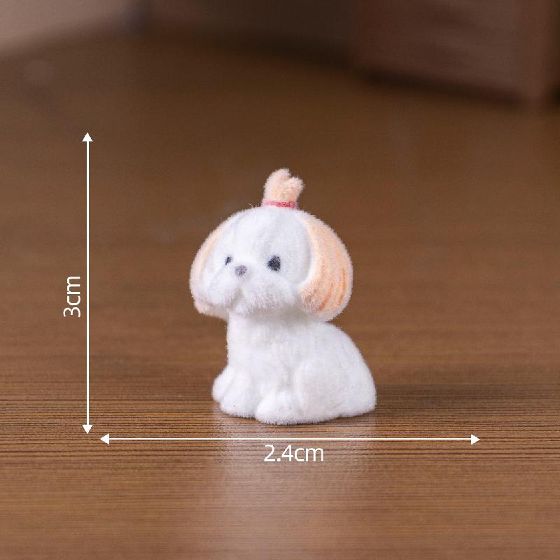 可爱植绒金毛小狗公仔萌粒 DIY装饰品钥匙扣包包挂配件迷你小摆件