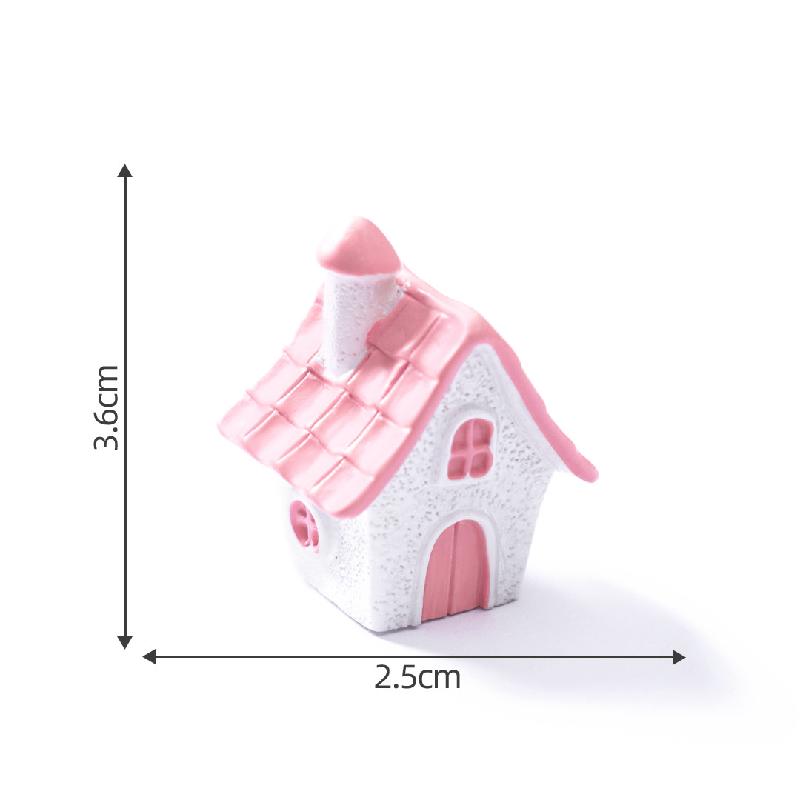 苔藓微景观创意复古石头小房子园艺造景 DIY装饰配件迷你桌面小摆