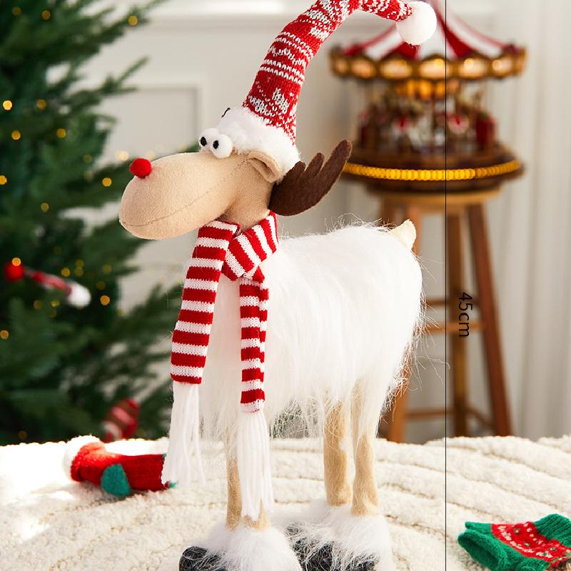 Trang trí Noel: Đồ chơi nai, trưng bày cửa sổ dịp lễ