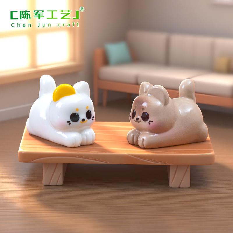 微景观创意可爱Q萌小猫萌粒公仔DIY装饰品配件迷你车载桌面小摆件