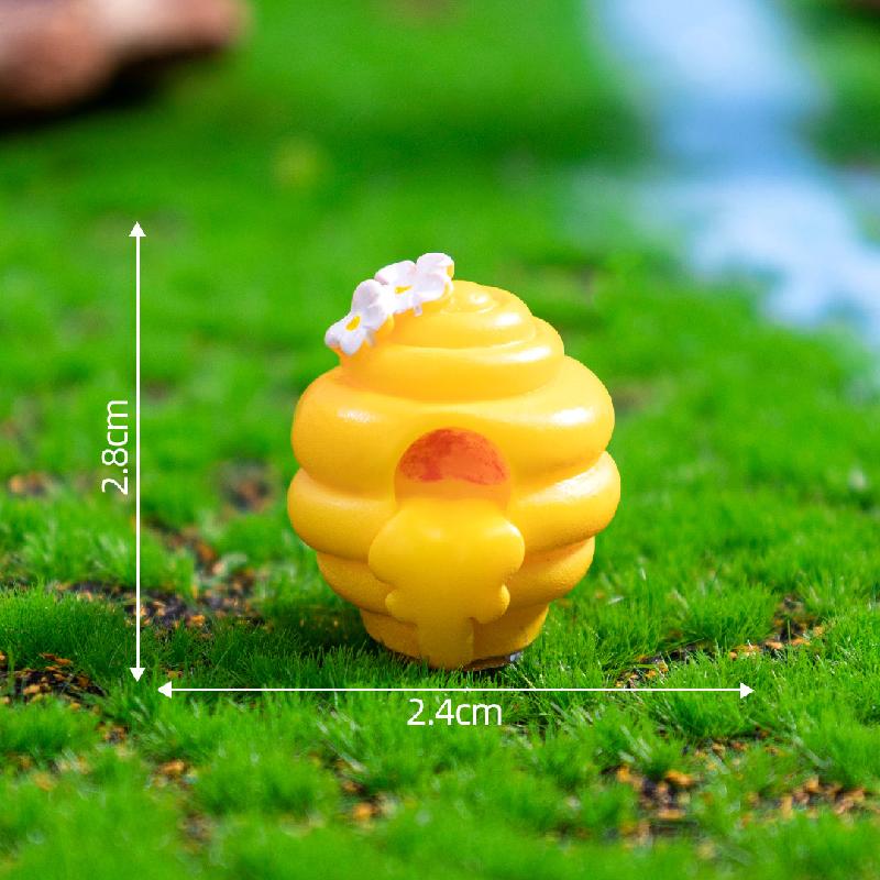 微景观创意贪吃小蜂蜜蜂巢园艺造景 DIY装饰配件迷你小桌面小摆件