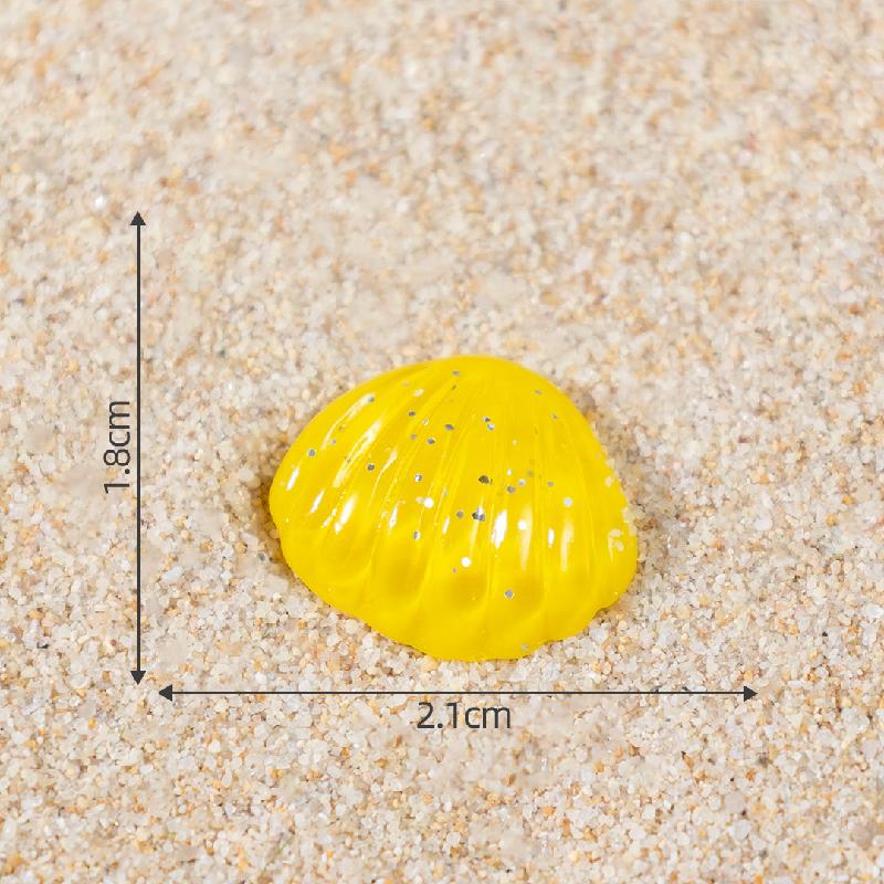 Sao biển và vỏ sò mini resin trang trí ốp điện thoại (ZC-757)