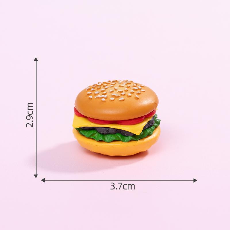 Tiểu cảnh bánh hamburger và sushi, phụ kiện trang trí mini (ZC-490)