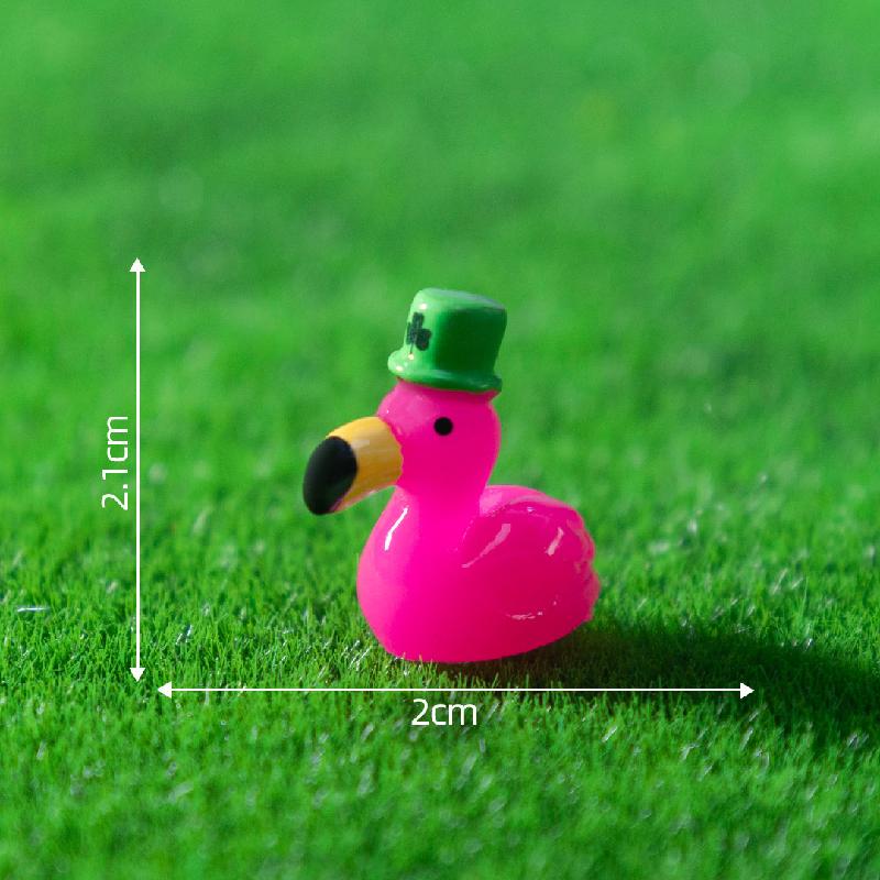 跨境外贸微景观创意火烈鸟公仔园艺造景 DIY装饰品配件迷你小摆件