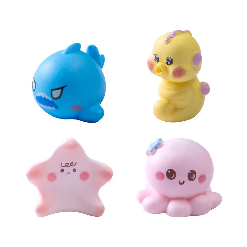 微景观创意多彩六角龙海洋动物造景 DIY装饰品配件迷你桌面小摆件