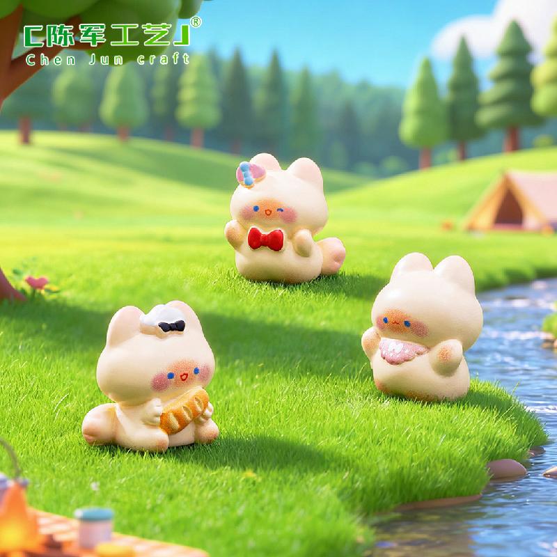 Mèo Xiêm mũm mĩm mini trang trí nhà búp bê (PK-711)