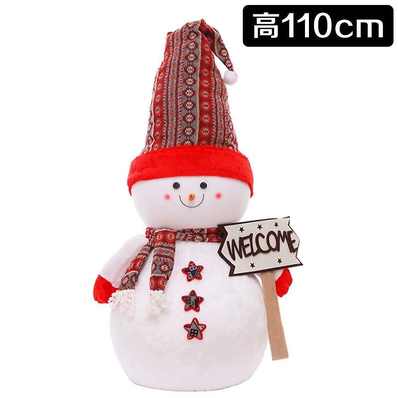 Trang trí Noel: Búp bê người tuyết, cây thông, chụp ảnh