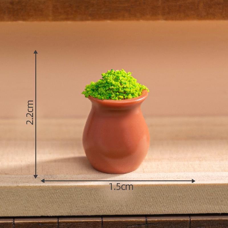 Tiểu cảnh cây cảnh mini giả, lọ sinh thái DIY, phụ kiện treo bàn tiểu cảnh mini (ZC-497)
