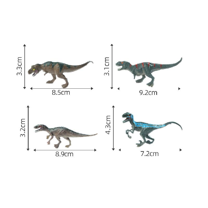 跨境新品微景观创意侏罗纪霸王龙恐龙 DIY装饰配件迷你车载小摆件