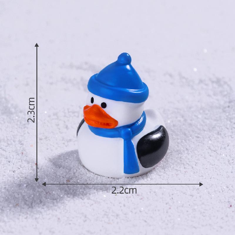Số 5 vịt Noel mũ xanh dương