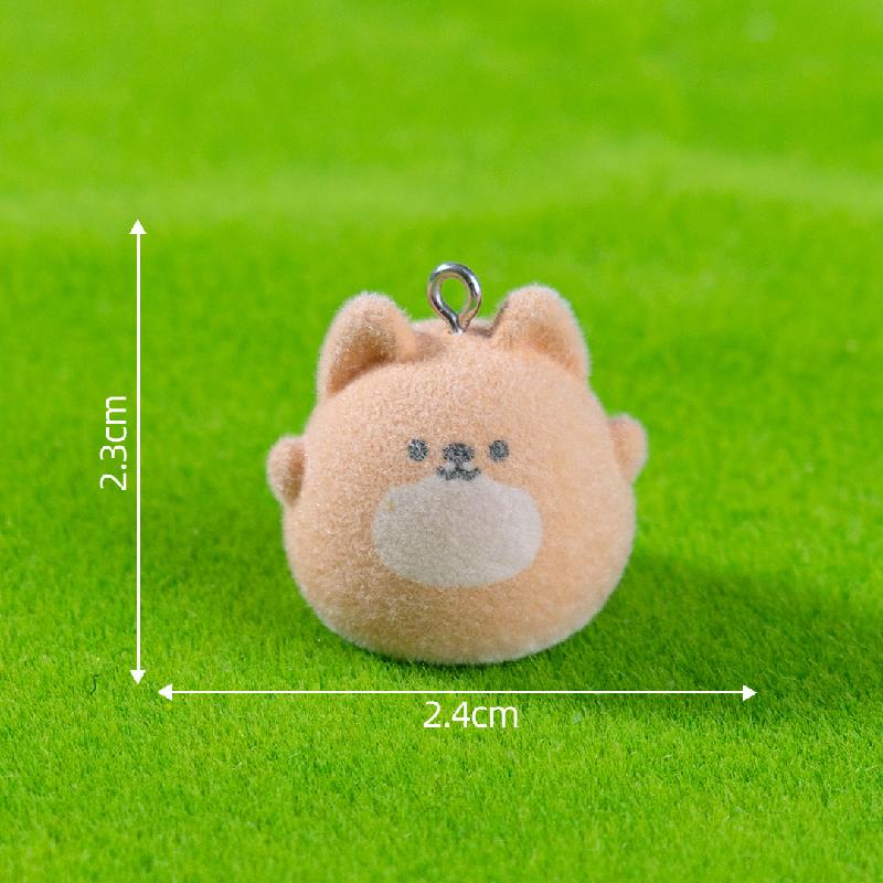 植绒公仔创意可爱小动物系列萌粒 DIY装饰品摆件包包钥匙扣挂配件
