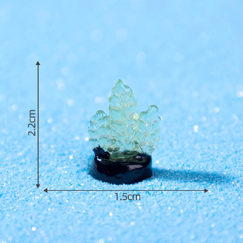 跨境新品微景观夜光小珊瑚 鱼缸海洋造景DIY装饰品配件迷你小摆件