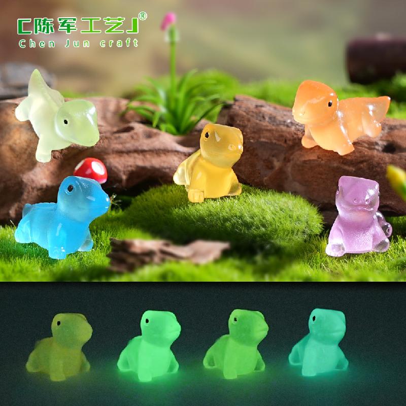 跨境外贸微景观创意夜光小蜥蜴园艺造景 DIY装饰品配件迷你小摆件