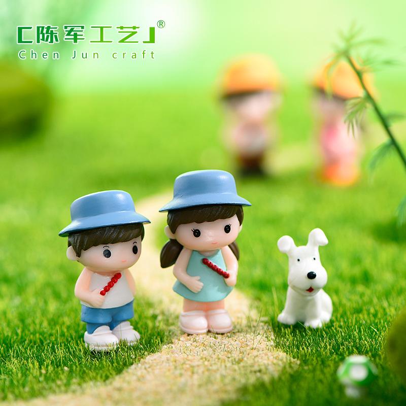 Cặp đôi kẹo hồ lô – Mô hình trang trí đáng yêu, phù hợp với tiểu cảnh, bánh kem (M-1370)