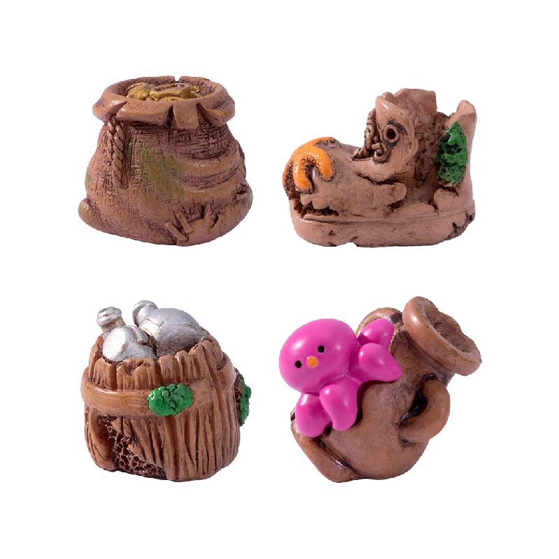 微景观创意金币海底沉物宝藏系列 鱼缸造景DIY装饰品挂配件小摆件