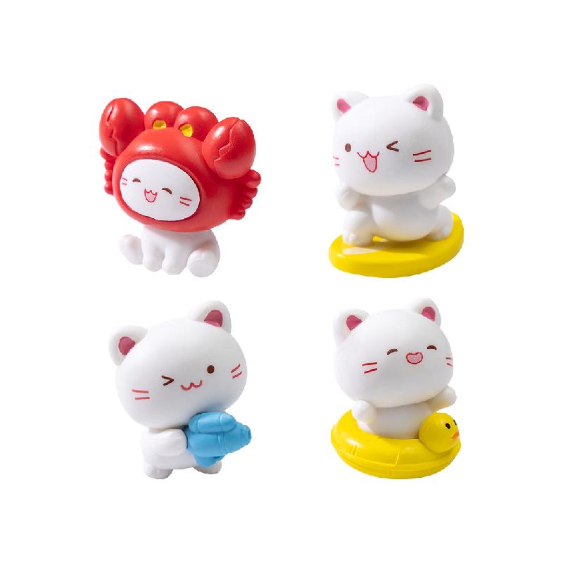Mèo lướt sóng bãi biển mùa hè mini trang trí tiểu cảnh (PK-688)