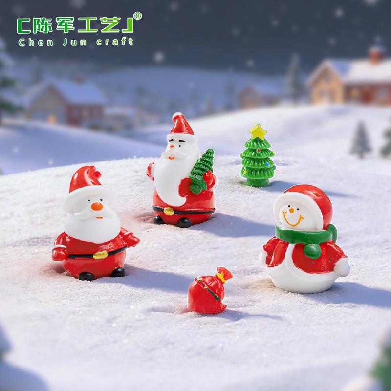Tiểu cảnh ông già Noel và người tuyết, quà tặng học sinh mini (ZC-503)