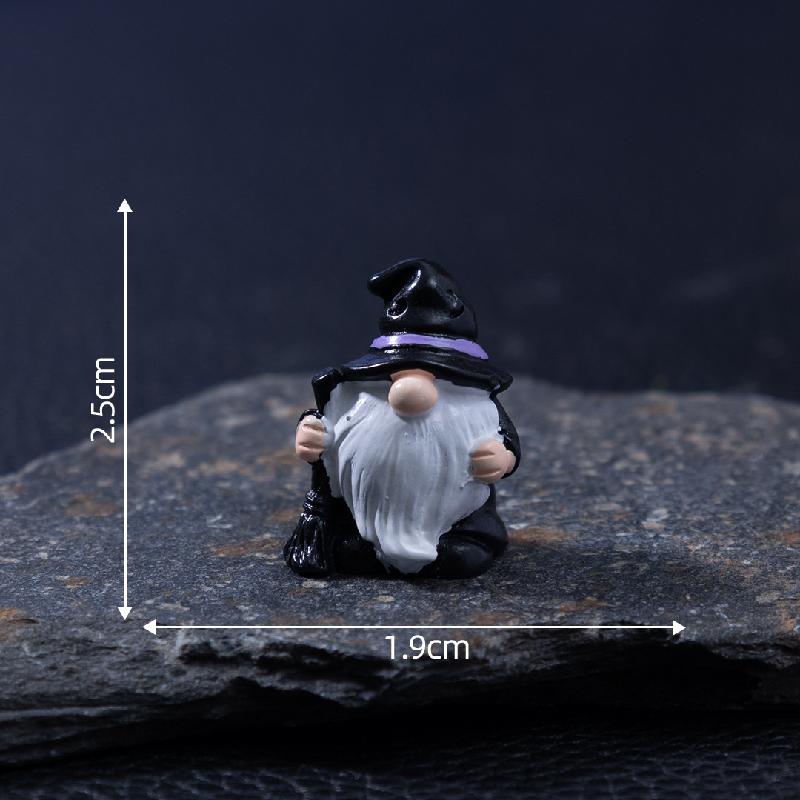 跨境新品微景观创意木乃伊骷髅萌粒万圣节 DIY装饰配件迷你小摆件