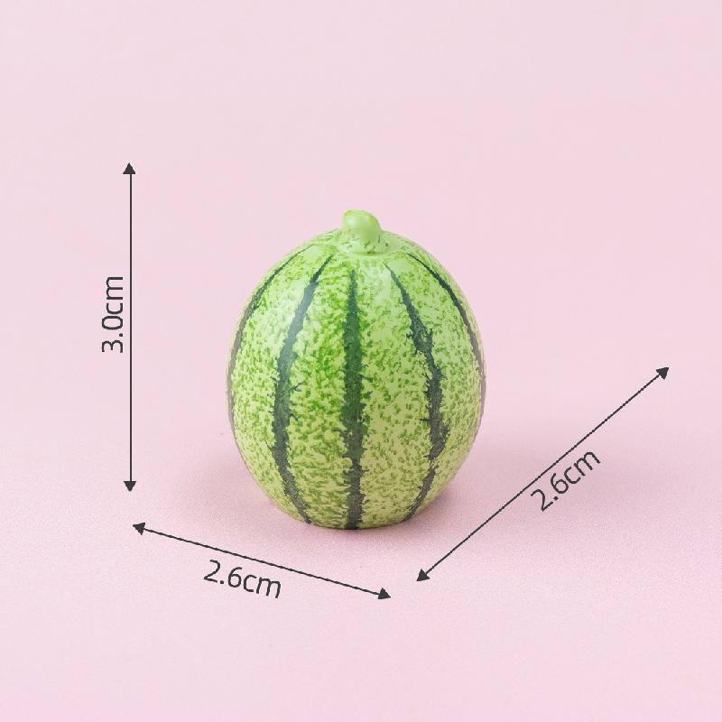 Tiểu cảnh trái cây, dưa hấu, xoài, chanh, bút trang trí (ZC-36)