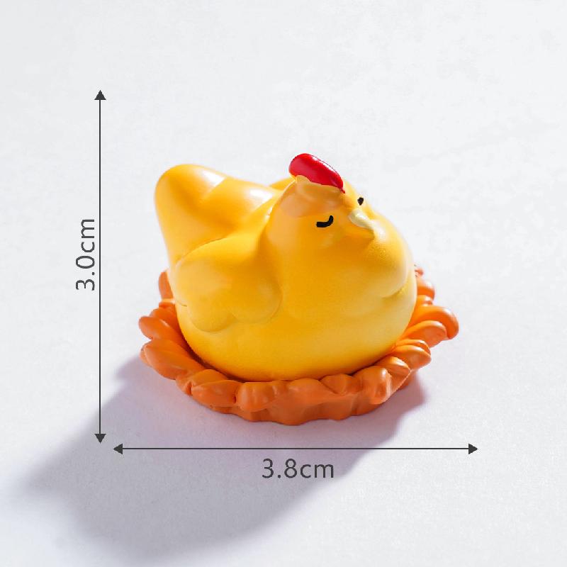 苔藓微景观创意小鸡仔萌粒园艺造景 DIY装饰品配件迷你桌面小摆件