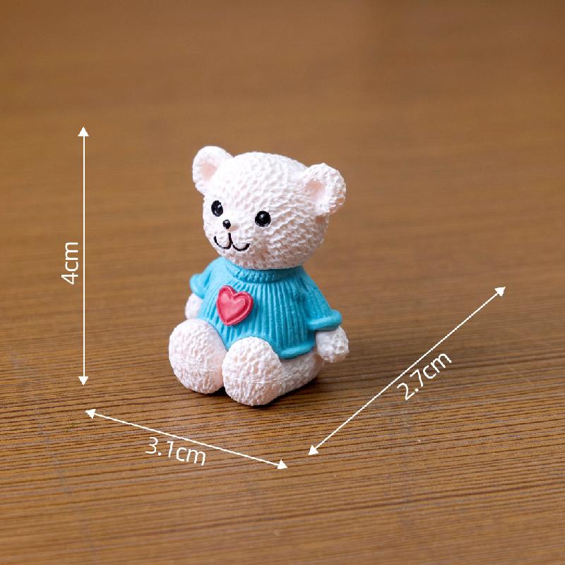 Gia đình gấu dễ thương tiểu cảnh trang trí chậu cây (ZC-835)