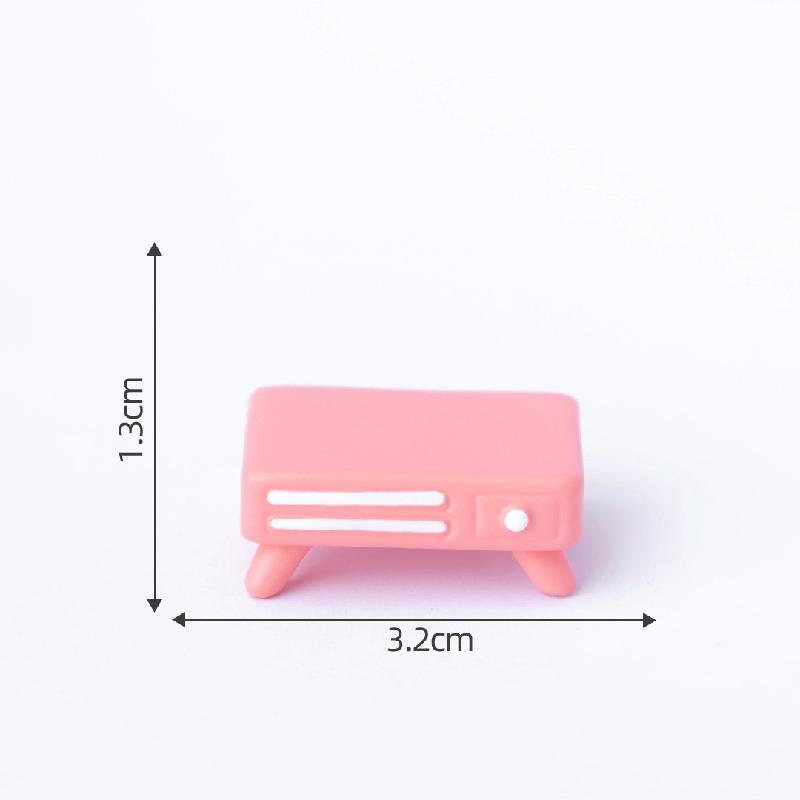 微景观创意可爱客厅沙发粉色娃娃屋 DIY装饰品配件微缩迷你小摆件