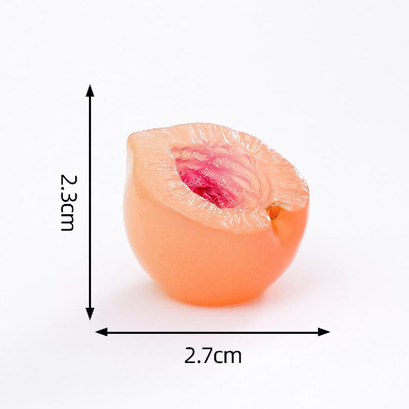 微景观创意夜光半切水果西瓜火龙果萌粒 DIY装饰品配件迷你小摆件