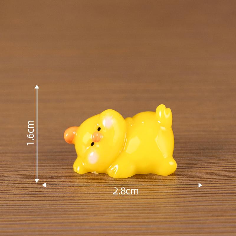 微景观创意十二生肖排排趴萌粒 DIY装饰品配件迷你车载桌面小摆件