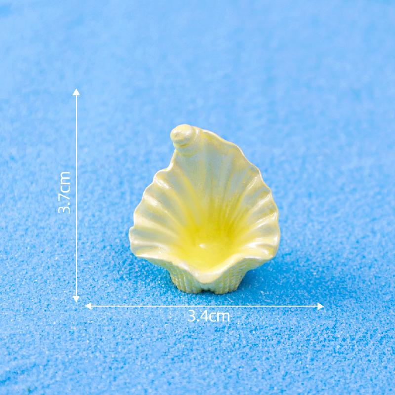 微景观创意海洋珍珠贝壳鱼缸水族造景 DIY装饰配件迷你树脂小摆件