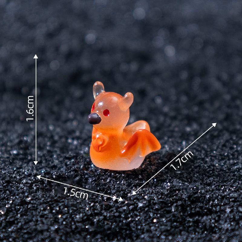 Vịt đầu lâu phát sáng Halloween mini tiểu cảnh (PK-691)