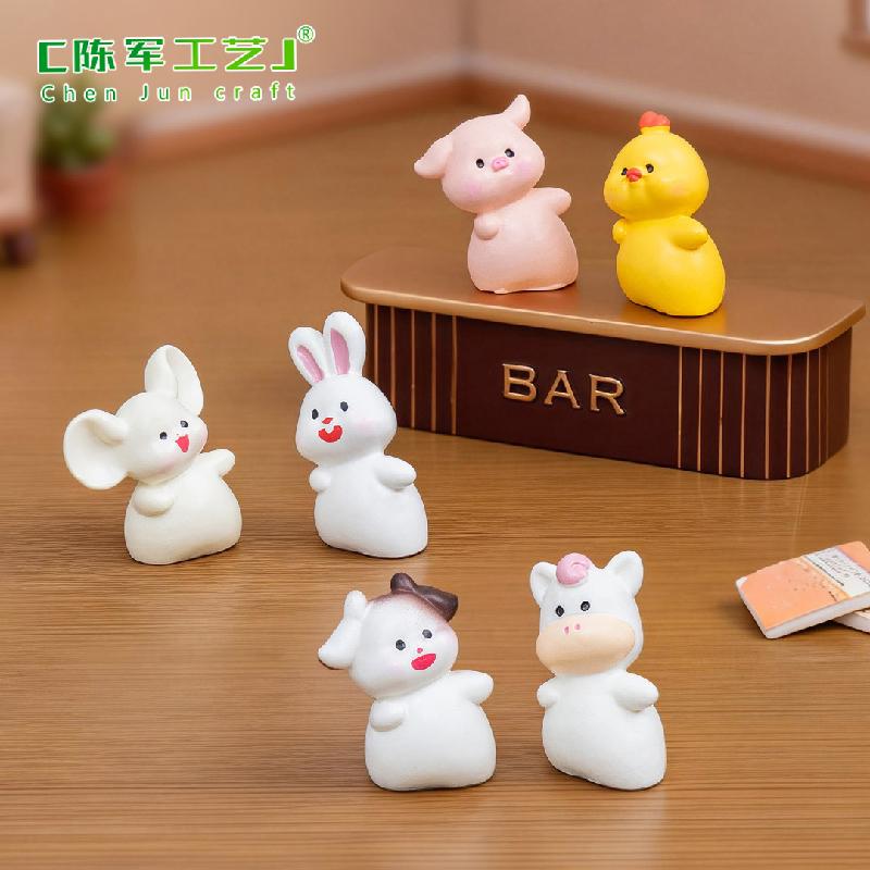 Tiểu cảnh 12 con giáp, phụ kiện trang trí xe hơi mini DIY (ZC-565)