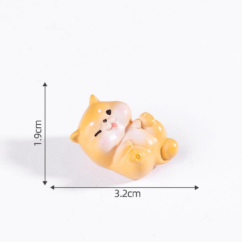 微景观创意可爱调皮小狗娃娃屋 DIY装饰品配件迷你车载桌面小摆件