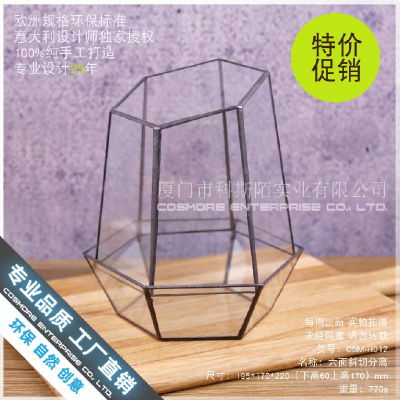Nhà kính 6 mặt cắt tách rời Terrarium (DG-231)