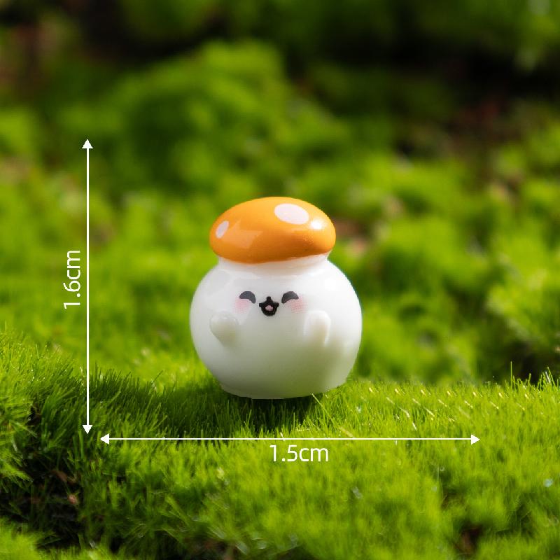 微景观创意趣味歪头小蘑菇萌粒园艺造景 DIY装饰品配件迷你小摆件