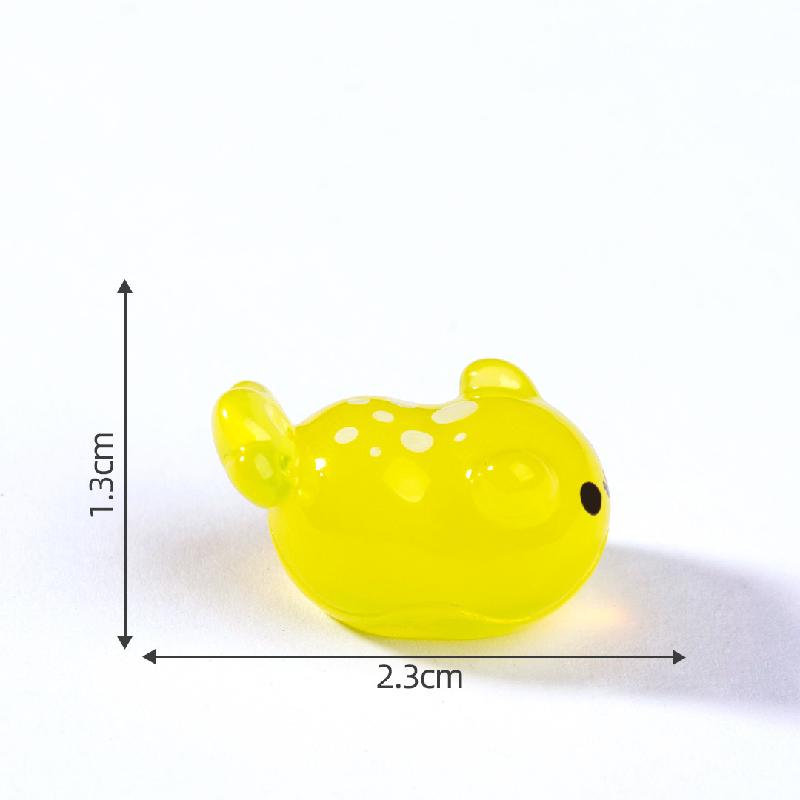 跨境新品微景观夜光炫彩海蛞蝓海洋动物 DIY装饰品配件迷你小摆件