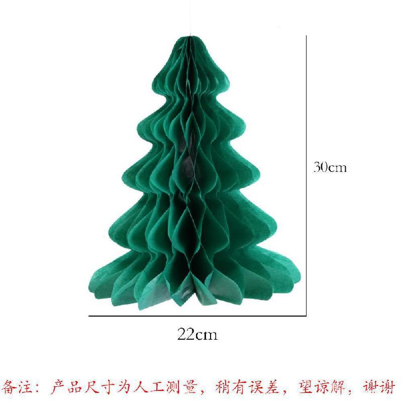 Trang trí Giáng Sinh mới: Cây thông và mũ Noel bằng giấy tổ ong. Hoàn hảo cho tiệc Giáng Sinh, trang trí cây thông Noel, và không gian lễ hội.