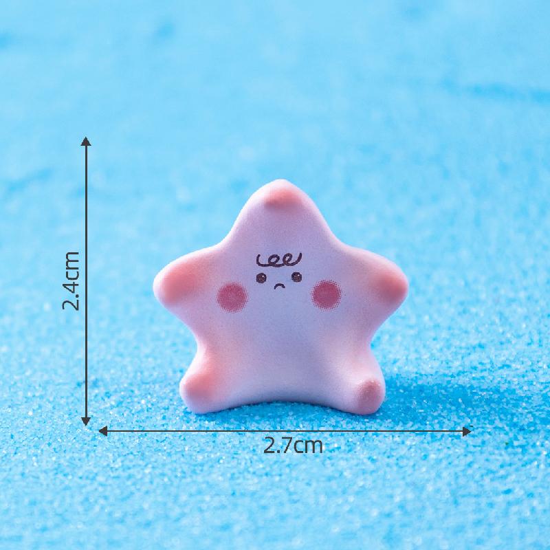 微景观创意多彩六角龙海洋动物造景 DIY装饰品配件迷你桌面小摆件