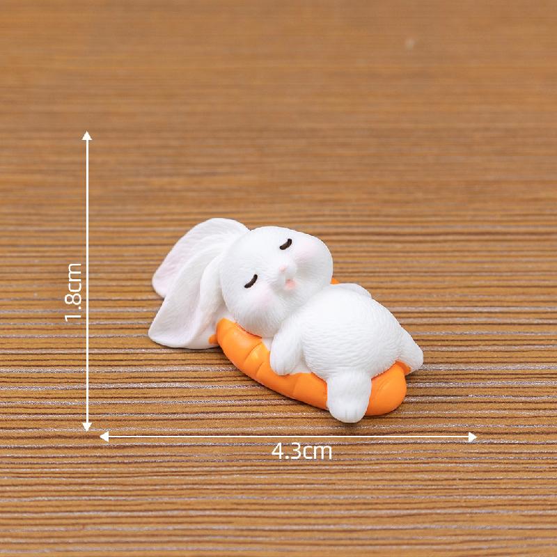 Thỏ Cà Rốt Mini Trang Trí Nhà Búp Bê (PK-177)