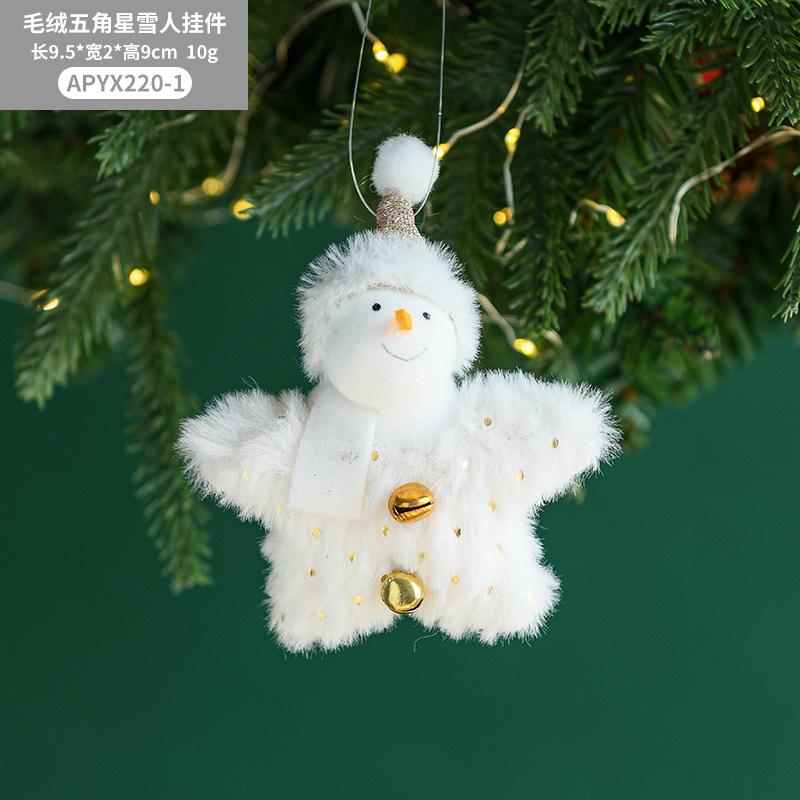 Trang trí Noel: Búp bê mềm trang trí cây thông, quà tặng