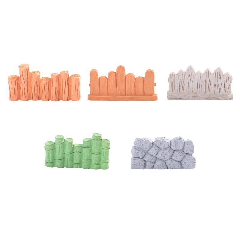 微景观创意小栅栏木板竹子围栏园艺造景 DIY装饰品配件迷你小摆件