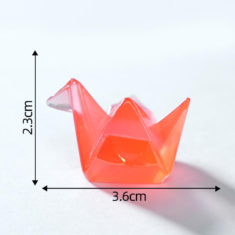 微景观创意可爱夜光千纸鹤盲袋 DIY装饰品配件迷你桌面手工小摆件