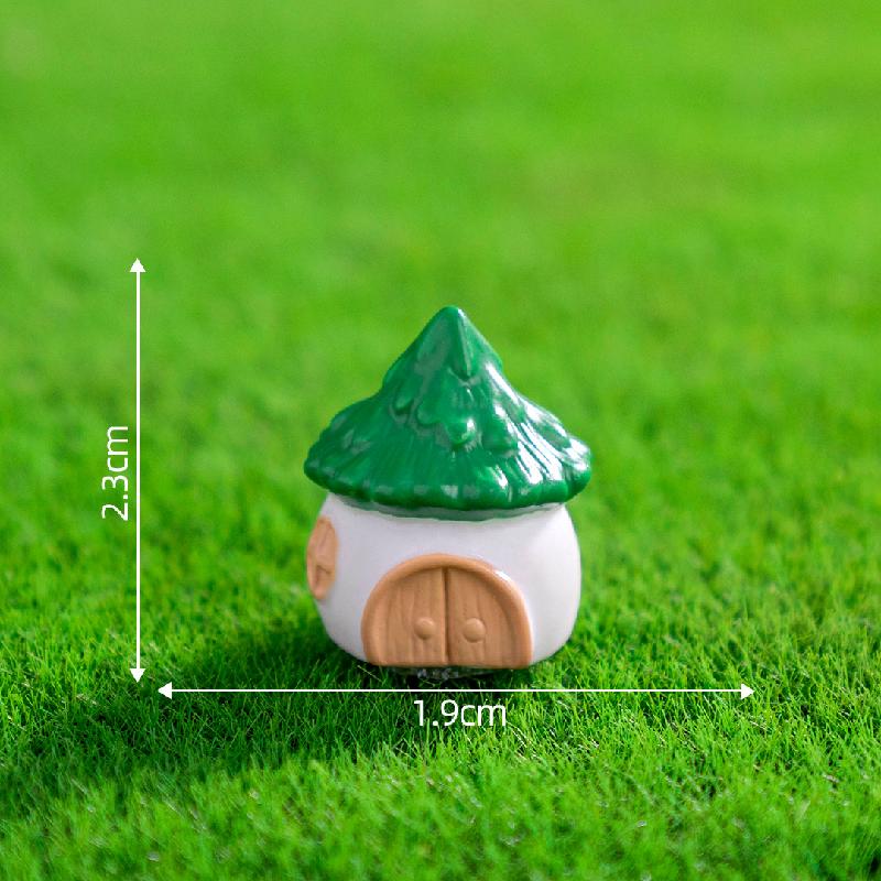Tiểu cảnh thỏ, gấu lao động, nhà nhỏ DIY, phụ kiện resin tiểu cảnh mini (ZC-552)