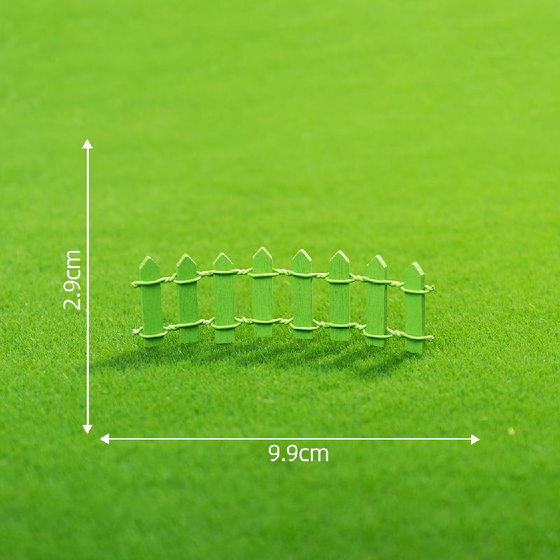 Hàng rào gỗ trắng mini, phụ kiện trang trí DIY tiểu cảnh (ZC-19)