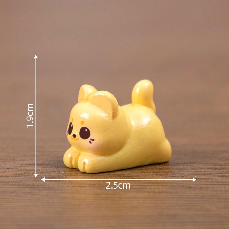微景观创意可爱Q萌小猫萌粒公仔DIY装饰品配件迷你车载桌面小摆件