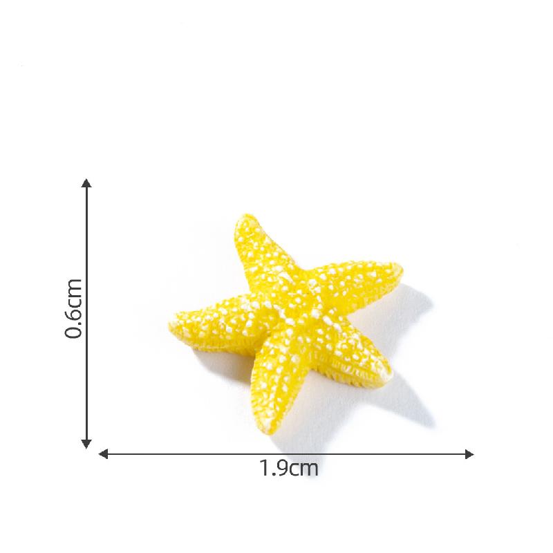 微景观创意仿真小海星海参生态瓶沙滩造景 DIY装饰配件迷你小摆件