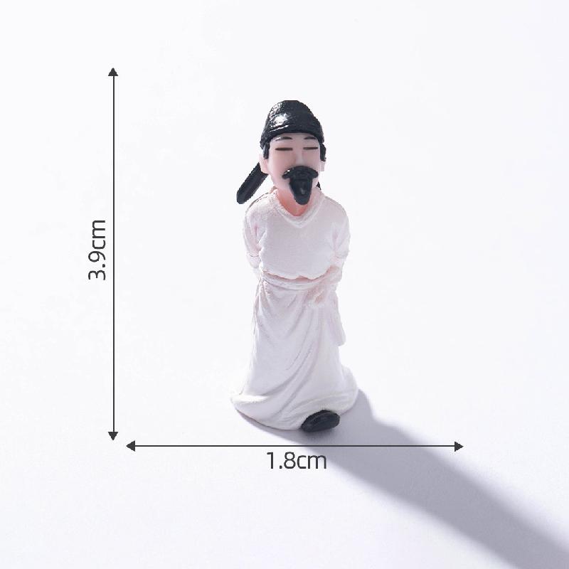 微景观创意中式山水假山石李白园艺造景 DIY装饰品配件迷你小摆件